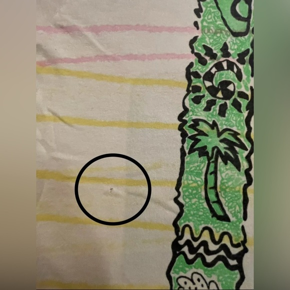 Vintage 90s Surf Mania T-Shirt XL Single Stitch Neon Surfing Palm Trees - Picture 3 of 6